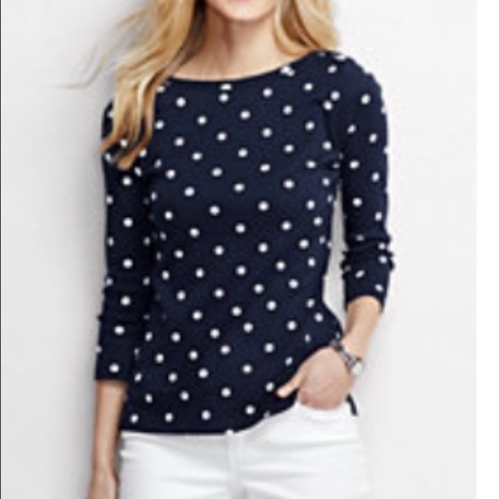 Land’s End Boatneck Top